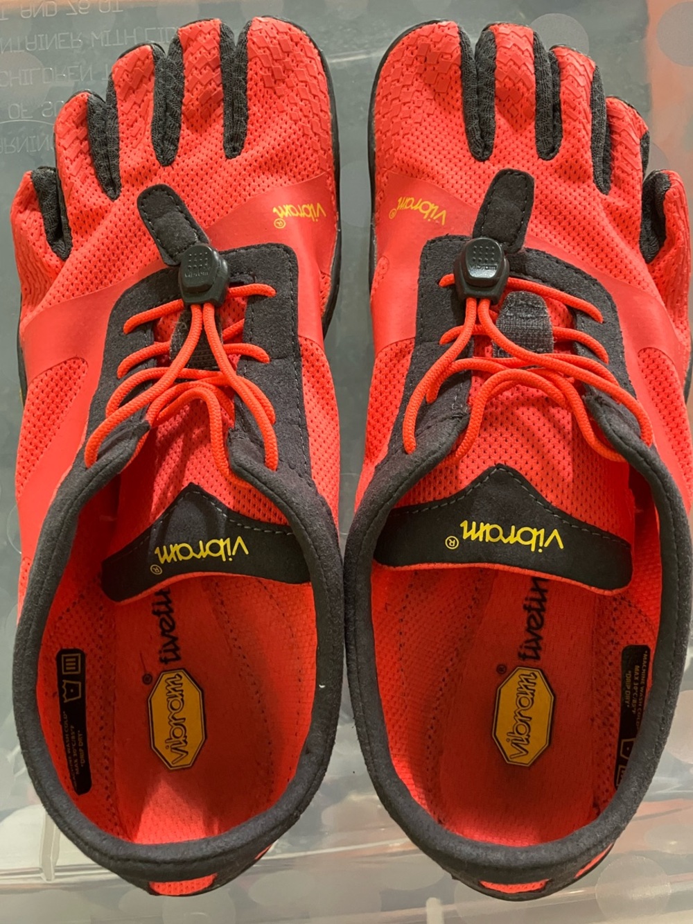 Vibram FiveFingers Red with Black Accents